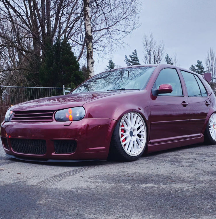 Modified VW Golf MK4 fitted with Forbes Automotive electronics
